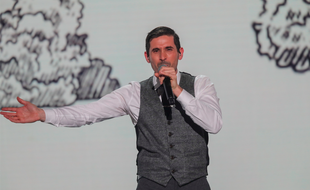 Silvan Areg lors de la première demi-finale de Destination Eurovision, le 12 janvier 2019.