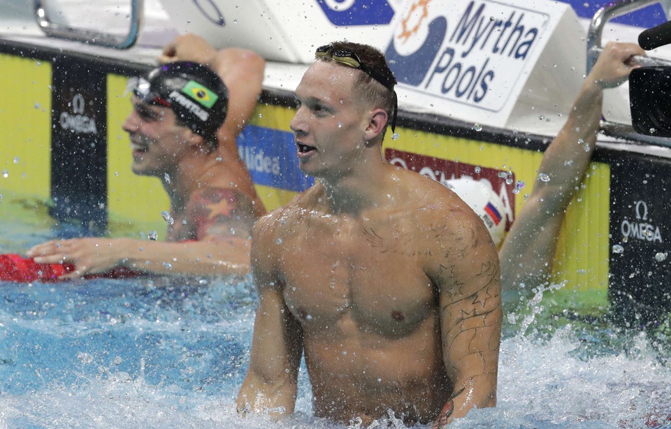 VIDEO. Caeleb Dressel est champion du monde du 100m papillon, Mehdy Metella termine dernier VIDEO. Caeleb Dressel est champion du monde du 100m papillon, Mehdy Metella termine dernier