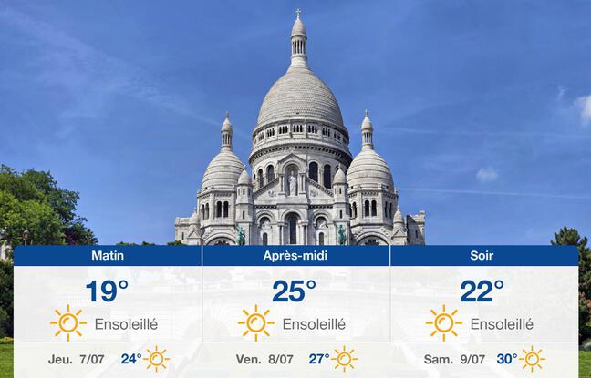 Météo Paris: Prévisions du mercredi 6 juillet 2022