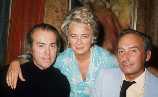 Pierre Barillet, à droite.