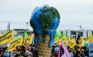 Une marche pour le climat à Berlin le 29 novembre 2015