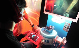 Presentation of the new "WII U" at Paris Games Week , FRANCE - 31/10/2012/Credit:GHNASSIA ANTHONY/SIPA/1210311646