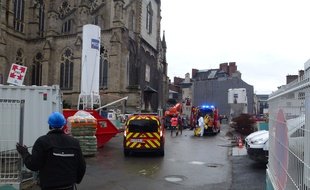 L'accident s'est déroulé ce lundi matin vers 10h30 à la station Sainte-Anne.