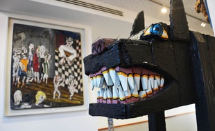 Le musée d'art brut de Montpellier dispose de quelque 2500 oeuvres, dont 800 sont exposées.