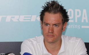 Le Belge Wouter Weylandt, le 1er avril 2011, à Courtrai.
