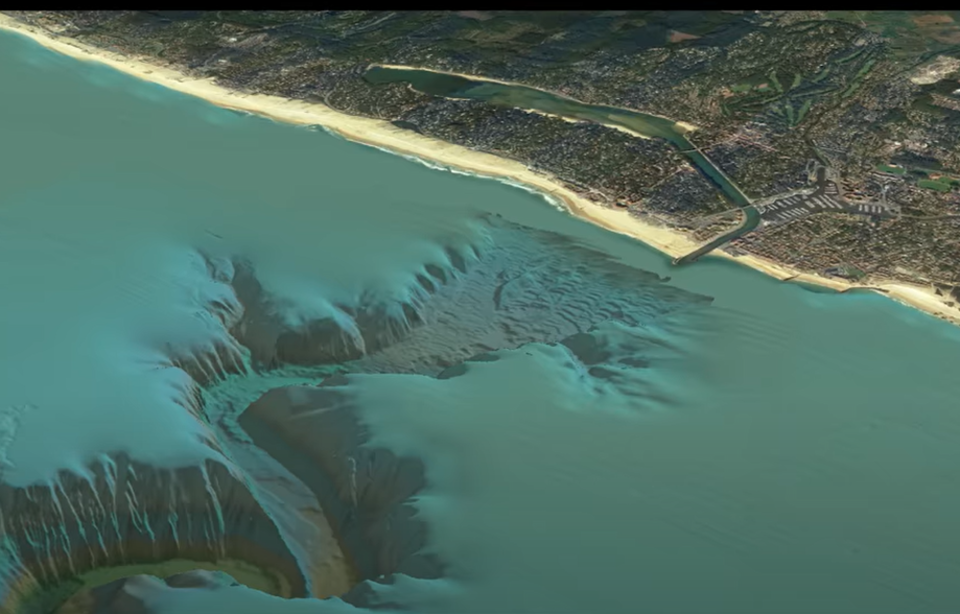 NouvelleAquitaine Plongée dans le gouf de Capbreton, « toboggan sousmarin de 300 km de long