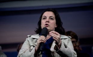 Emmanuelle Cosse, patronne d'EELV, le 2 novembre 2015 à Paris.