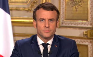 Emmanuel Macron a fait le point sur le coronavirus dans une allocution télévisée, le 12 mars 2020.