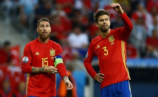 Gerard Piqué et Sergio Ramos