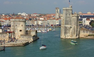 Vue du vieux port de la Rochelle