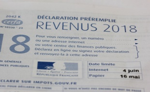 Une déclaration d'impot