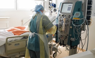 Le service de réanimation de l'hôpital Sainte-Camille de Bry-sur-Marne.