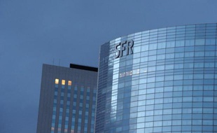 La tour SFR à La Défense, près de Paris