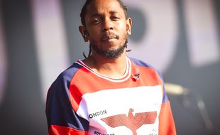Le rappeur Kendrick Lamar au British Summer Time Festival à Londres