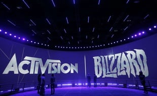 Le logo d'Activision Blizzard (illustration)
