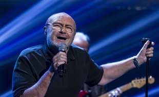 Phil Collins lors d'une émission de télé anglaise en octobre 2016