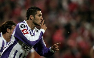Le buteur du TFC, André-Pierre Gignac le 7 octobre 2007.