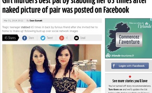 Capture d'écran du site du Mirror.