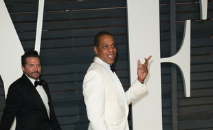 Le rappeur JAY-Z à la soirée Vanity Fair des Oscars en 2015