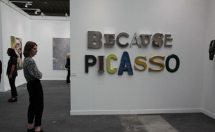 Oeuvre d'art présentée à la Fiac 2018