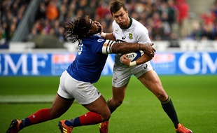 Bastareaud lors de France-Afrique du Sud le 10 novembre 2018.