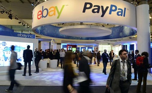 Le stand de Paypal au Mobile World Congress de Barcelone, le 27 février 2013.