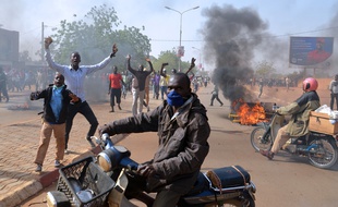 Les protestations s'amplifient au Niger après la publication d'une caricature de Mohamet en une de «Charlie Hebdo», le 17 janvier 2015.