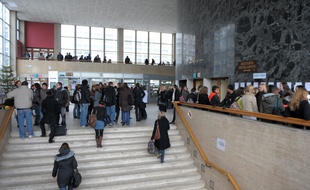 Sur le campus central à Strasbourg (Archives)