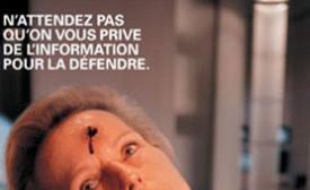 Campagne RSF pour la liberté de la presse, avec Christine Ockrent