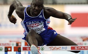 Le Français Doucouré champion d'Europe aux championnats d'Europe de Turin, le 6 mars 2009.