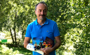 David Pouilloux, auteur de romans jeunesse, dont la saga La Prophétie d'Ulysse.