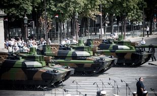Le défilé militaire du 14-Juillet.