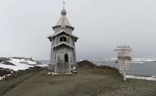 Le suspect a été enfermé dans cette église orthodoxe car il n'y a ni prison, ni commissariat en Antarctique.