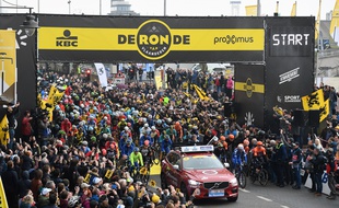 Le départ du Tour des Flandres en 2018