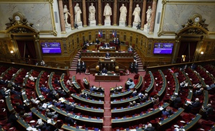 Dans l'hémicycle du Sénat, en décembre 2020.