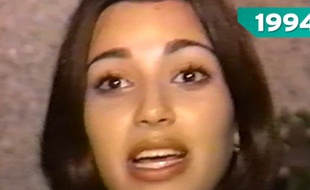 Kim Kardashian à 13 ans. Capture d'écran d'ET Online.