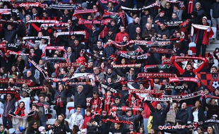 Des supporters de l'OGC Nice. Illustration.
