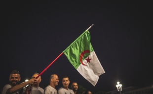 Des supporters algériens après la victoire de l'Algérie à la CAN 2019.