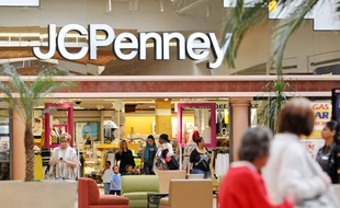 L'enseigne JCPenney le 6 février 2012 à Victorville, en Californie.