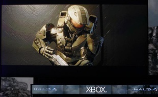 Les premières images du jeu «Halo 4», présenté au salon E3 de Los Angeles, le 4 juin 2012.