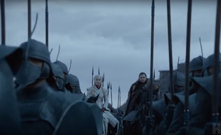 Daenerys et Jon (et deux trois soldats de leur armée) dans le teaser de la saison 8 de «Game of Thrones».