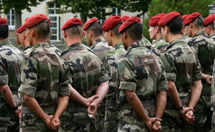 Des soldats du 8e Régiment parachutiste d'infanterie de marine (RPIMa), basé à Castres. Illustration.