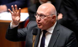 Le ministre des finances Michel Sapin à l'Assemblée nationale le 4 mai 2016