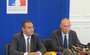 Laurent Nuñez, le préfet de police des Bouches-du-Rhône et Stéphane Bouillon, le préfet des Bouches-du-Rhône.