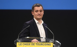 Gérald Darmanin en meeting à Tourcoing, le 13 février 2020.