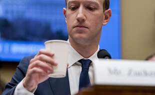 Mark Zuckerberg, le patron de Facebook, devant le Congrès américain le 10 avril 2018.