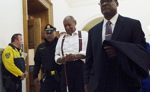 L'acteur Bill Cosby lors de son procès en Pennsylvanie