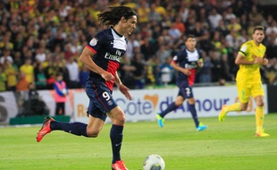Edinson Cavani, le 25 août 2013 à Nantes.