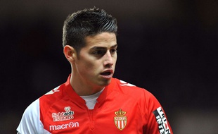 James Rodriguez avec Monaco en février 2014.