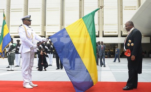 Ali Bongo, le 27 septembre 2016 à Libreville, avant son AVC.